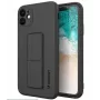 Wozinsky Apple iPhone 12 Pro Max Silikona Maciņš ar Statīvu Melns