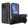 Wozinsky Apple iPhone 13 Pro Max Kickstand maciņš ar statīvu, silikona, melns