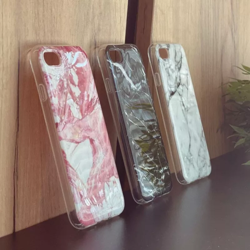 Wozinsky Black Marble TPU Case for Samsung A73