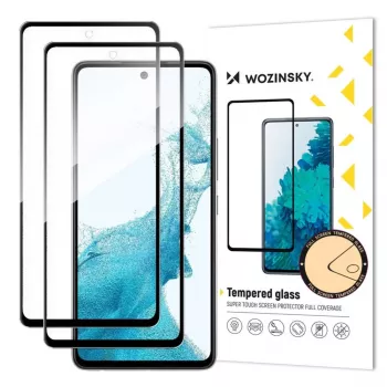 Wozinsky Full Glue rūdīta stikla ekrāna aizsargs Samsung Galaxy A57 (2 iepakojumā)