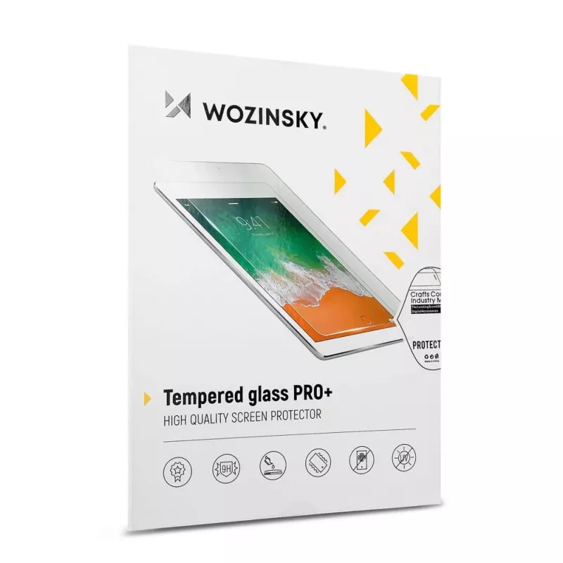 Wozinsky Rūdīta stikla ekrāna aizsargs Xiaomi Redmi Pad Pro 5G - 9H cietība, 0,3 mm, oleofobs pārklājums, bez burbuļiem