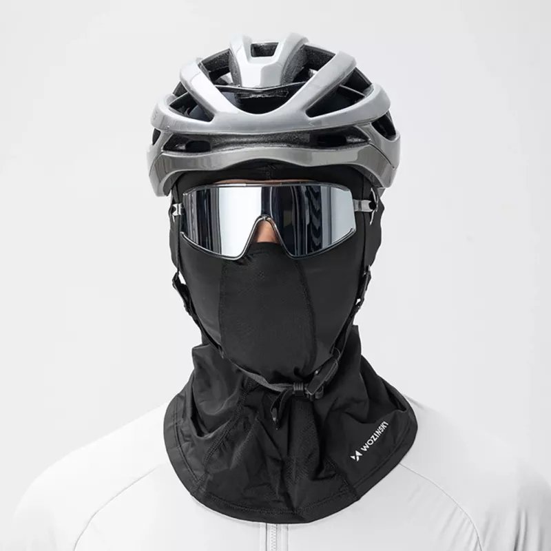 Wozinsky WKM-01B motociklista/velosipēdista balaklava, melna