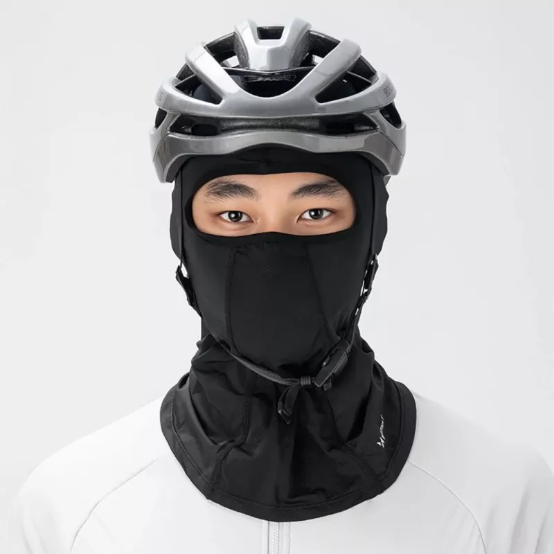 Wozinsky WKM-01B motociklista/velosipēdista balaklava, melna