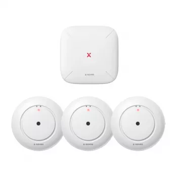 X-SENSE SWS54 viedais ūdens noplūdes sensors Wi-Fi ūdens detektors ar 100 dB trauksmi, lietotnes paziņojumiem, IP67, ar bateriju