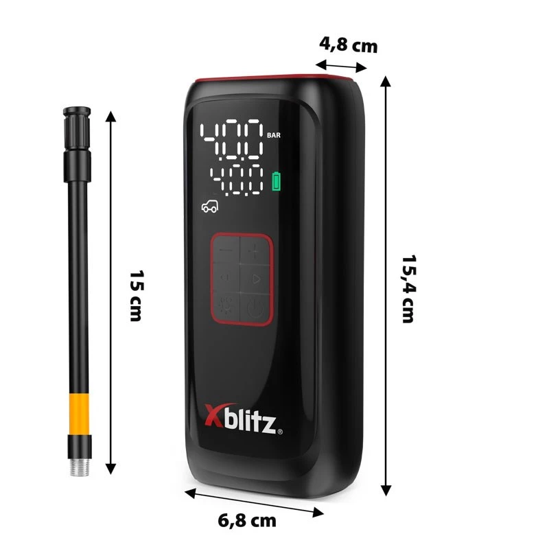 Xblitz AIRMASTER Electric Pump 150 PSI Digital LED Auto-Stop