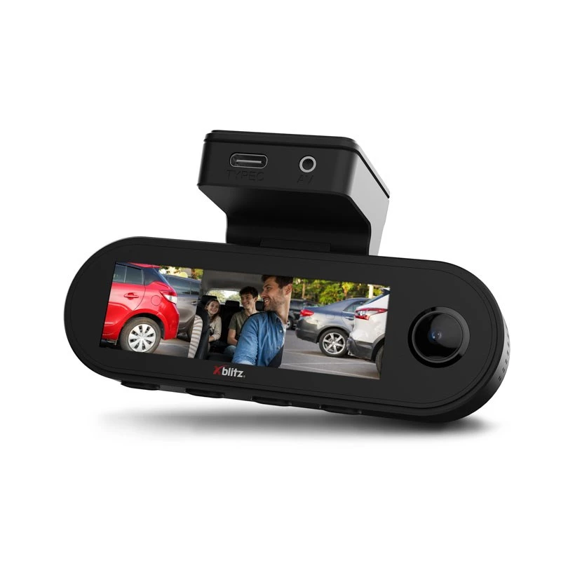 XBLITZ VECTOR 3CH 3 kanālu DVR ar aizmugures kameru, Wi-Fi un GPS