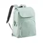 XD Design Soft Daypack Mint 15L Recycled PET Anti-Theft Laptop Backpack ar USB portu un RFID aizsardzību