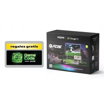 XGIMI MoGo 4 LED Match Night komplekts ar Google TV, ekrānu, somu, statīvu, filtru, FC26 kodu (WK08K-5)
