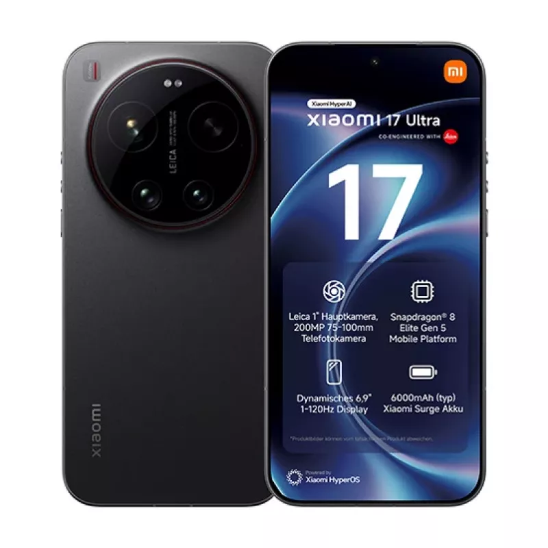 Xiaomi 17 Ultra 5G 16/512GB melns
