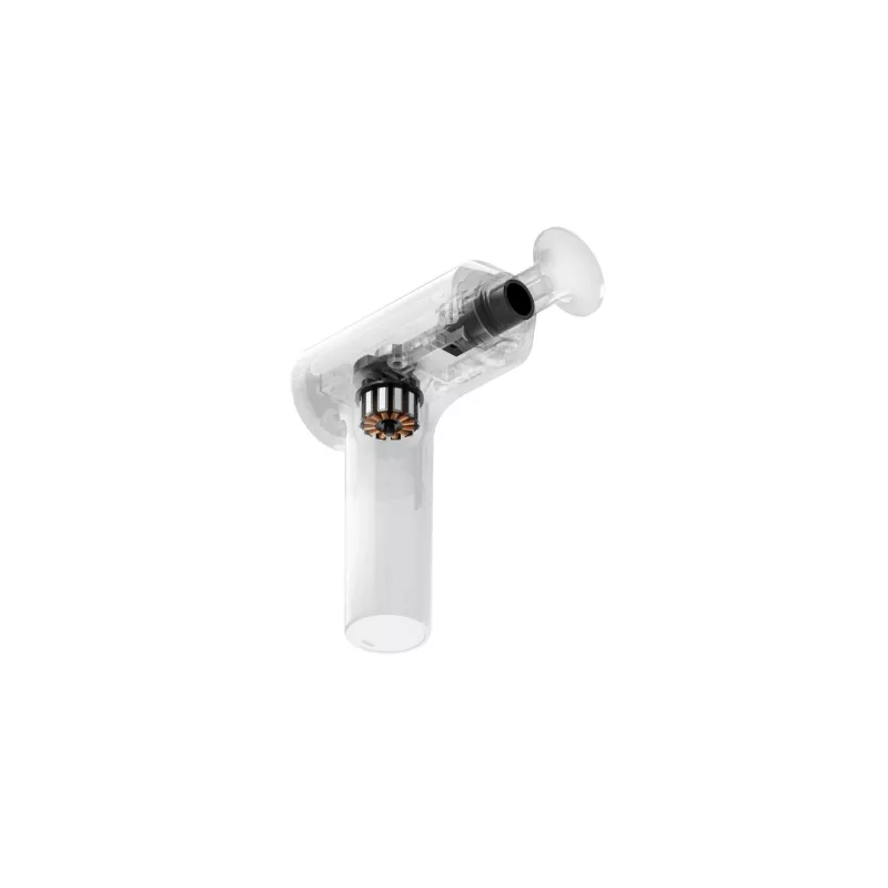 Xiaomi Massage Gun 2 bezsuku dziļo audu perkusijas masieris ar 3 uzgaļiem, USB-C, 2500mAh, līdz 5h darbībai, 3 ātrumiem, 10mm amplitūdu, 120N vilces spēku, zemu troksni <45dB, PC+stikla šķiedras korpuss