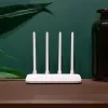Xiaomi Mi Router 4C Wi-Fi 4 bezvadu maršrutētājs (2.4GHz, 300 Mbps, 4 antenas, 3x Fast Ethernet) balts