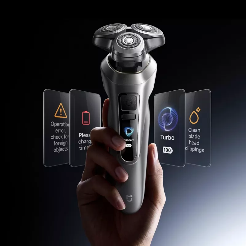 Xiaomi Mijia Electric Shaver Pro Portable Silver | Vīriešu elektriskais skuveklis | ES, USB Type-C