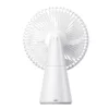 Xiaomi uzlādējamais mini ventilators BHR6089GL 2000mAh USB portatīvais rokas ventilators ar noņemamu pamatni, 4 ātrumi, bezsuku motors, balts