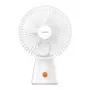 Xiaomi uzlādējamais mini ventilators BHR6089GL 2000mAh USB portatīvais rokas ventilators ar noņemamu pamatni, 4 ātrumi, bezsuku motors, balts