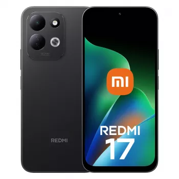 Xiaomi Redmi 17 4G Dual SIM, 4GB RAM, 256GB atmiņa, 6.7 collu IPS LCD, 50MP kamera, 5000mAh, melns