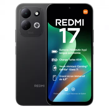 Xiaomi Redmi 17 5G 4GB RAM 256GB atmiņa Dual SIM NFC Melns