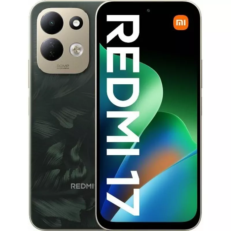 Xiaomi Redmi 17 viedtālrunis 6,9 collu LCD 4GB+128GB Dual SIM 50MP 7500mAh Oak Green