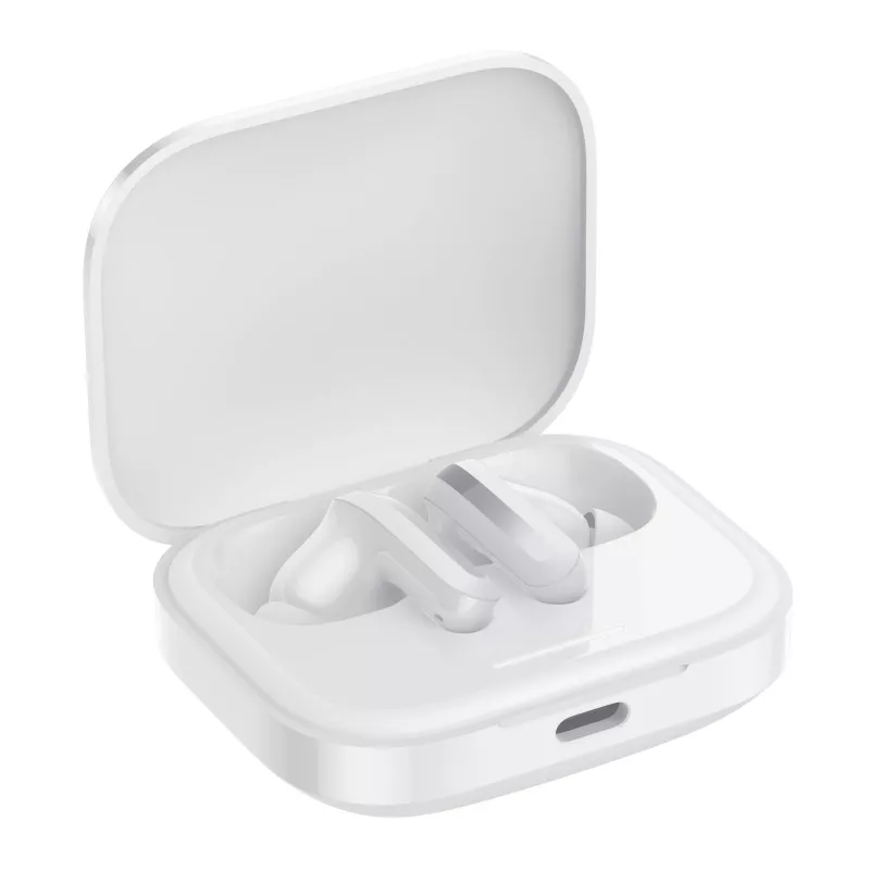 Xiaomi Redmi Buds 5 True Wireless Earbuds ar Hybrid ANC, Balts