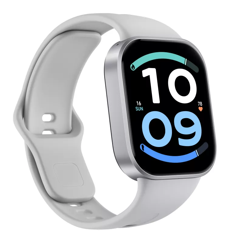 Xiaomi Redmi Watch 6 Active Matte Silver Smartwatch ar AMOLED displeju, GPS, Bluetooth zvanīšanu, 14 dienu akumulatoru