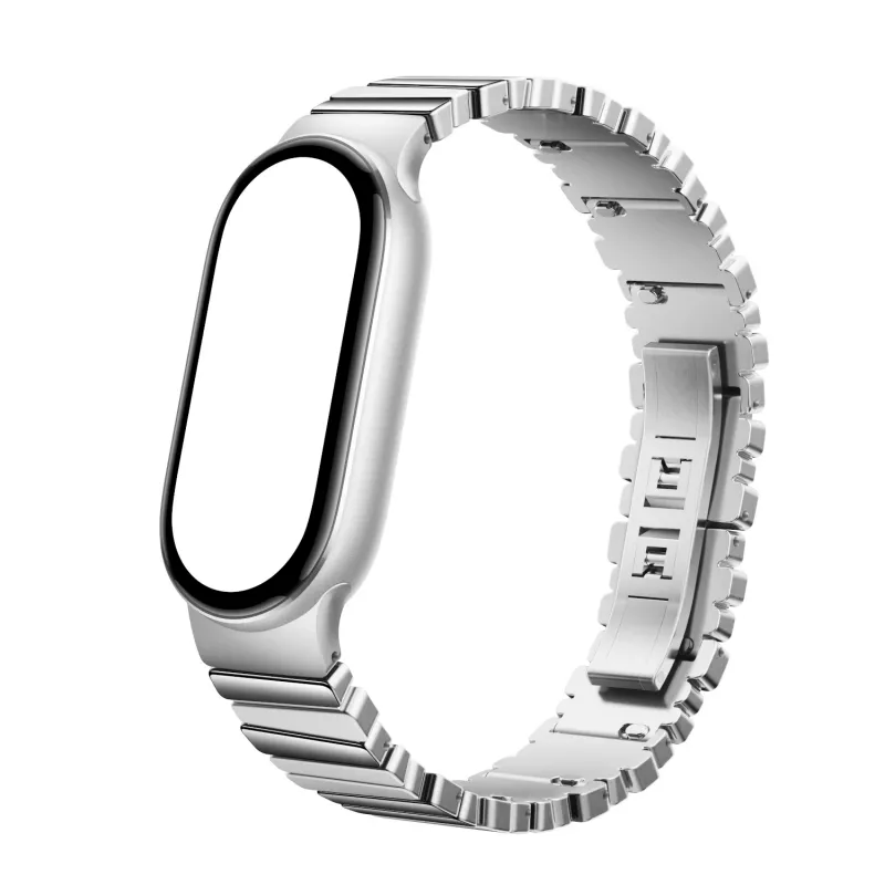 Xiaomi Smart Band 10 Asimetriska metāla siksniņa – Sudraba