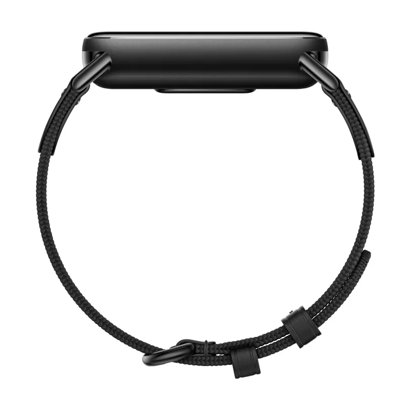 Xiaomi Smart Band 10 adīta zīda siksniņa - Melna