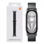 Xiaomi Smart Band 10 adīta zīda siksniņa - Melna