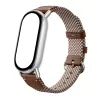 Xiaomi Smart Band 10 adīta zīda siksniņa - Feather Brown