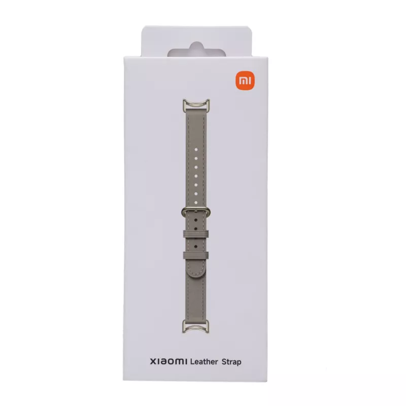 Xiaomi Smart Band 10 ādas siksniņa - pelēka