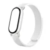 Xiaomi Smart Band 10 magnētiskā Kona ādas siksniņa - Ledus balta
