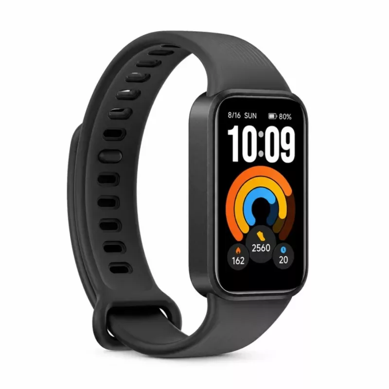 Xiaomi Smart Band 11 Active Black Fitness Tracker ar sirdsdarbības monitoru, Bluetooth 5.3, 1.47 inch TFT displejs, 5 ATM ūdensizturīgs, 14 dienu akumulatora darbības laiks