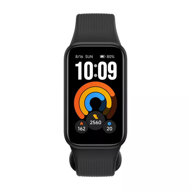 Xiaomi Smart Band 11 Active Black Fitness Tracker ar sirdsdarbības monitoru, Bluetooth 5.3, 1.47 inch TFT displejs, 5 ATM ūdensizturīgs, 14 dienu akumulatora darbības laiks