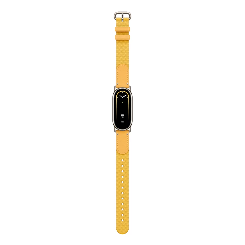 Xiaomi Smart Band 8 pītā siksniņa - dzeltena