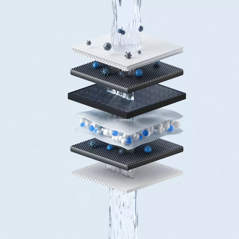 Xiaomi Smart Filtered Water Dispenser Composite Filter PPC (3-Pack) mājdzīvnieku ūdens automātam