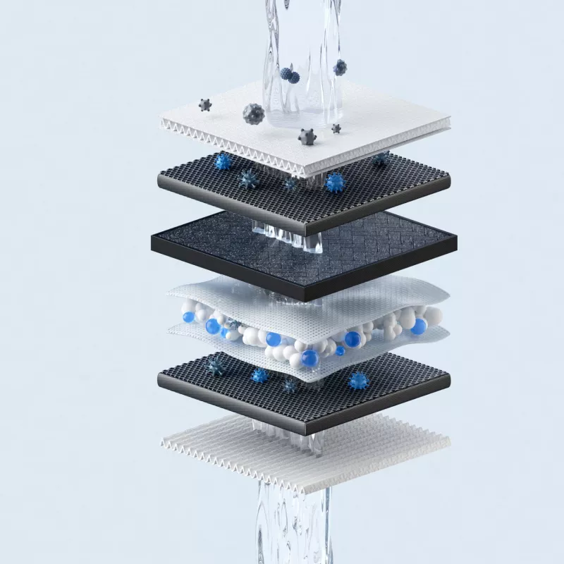 Xiaomi viedā filtrētā ūdens dozatora kompozītais filtrs RO1 (BHR8173GL)