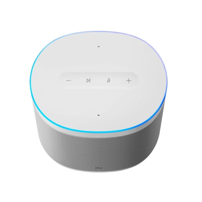 Xiaomi viedais skaļrunis ar Google Assistant, Chromecast, IR tālvadību un LED pulksteni - Melns