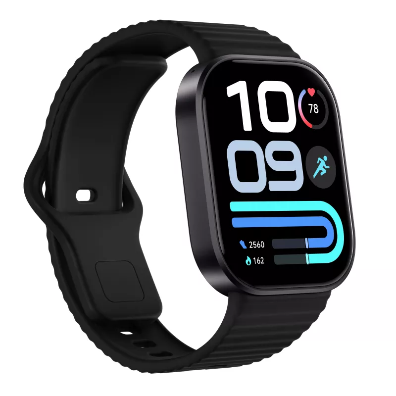 Xiaomi Watch 6 Lite – 1.96 collu AMOLED viedpulkstenis, Bluetooth zvani, 5 ATM ūdensizturīgs, melns