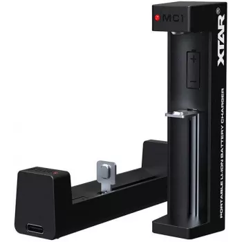 XTAR MC1 USB-C viena slota Li-ion akumulatoru lādētājs
