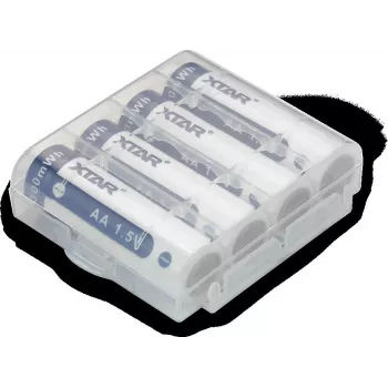XTAR R6 AA 1.5V Li-ion 2000mAh uzlādējamas baterijas (4 iepakojumā)