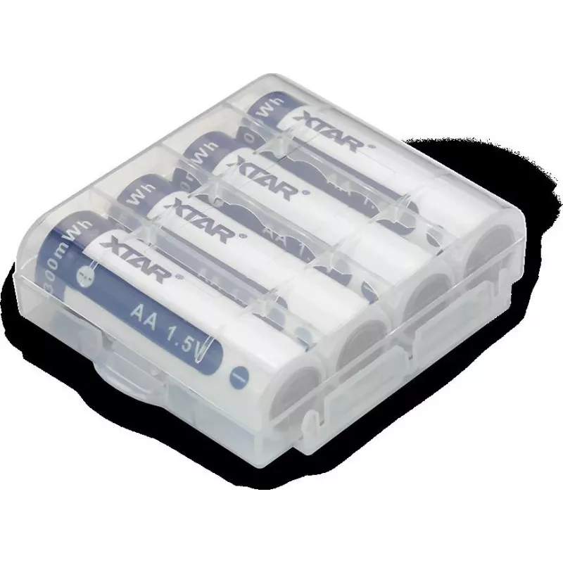 XTAR R6 AA 1.5V Li-ion 2000mAh uzlādējamas baterijas (4 iepakojumā)