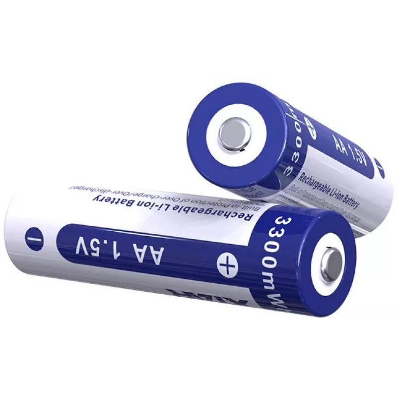 XTAR R6 AA 1.5V Li-ion 2000mAh uzlādējamas baterijas (4 iepakojumā)