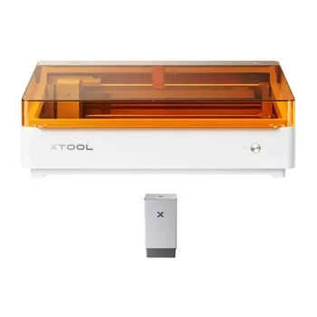 XTOOL M2 Standard 20W lāzergravētājs un griezējs ar 16MP kameru, 380x300mm darba laukums, autofokuss, Wi-Fi un USB