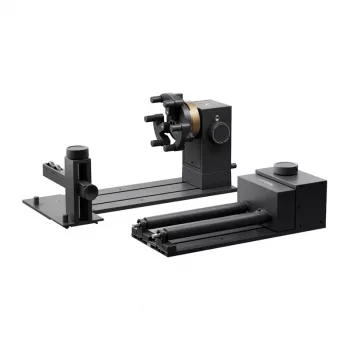 XTOOL RA3 Lite rotējošais adapteris – 4-in-1 rotācijas piederums xTool lāzergravētājiem (spīle, veltnis, gredzens, sfēra)