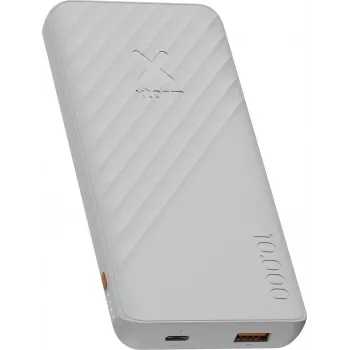Xtorm Go2 sērijas Power Bank 10000 mAh 20W USB-C PD un USB-A QC 3.0 Ice White XG2E107