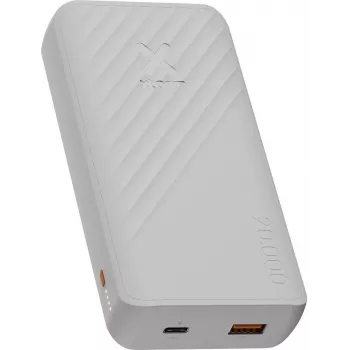 Xtorm Go2 sērijas pārnēsājamais akumulators 20000 mAh 20W USB-C PD un USB-A QC 3.0 Ice White XG2E207