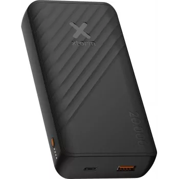 Xtorm Go2 sērijas Power Bank 20000 mAh 20W USB-C PD un USB-A QC tumši melns XG2E206