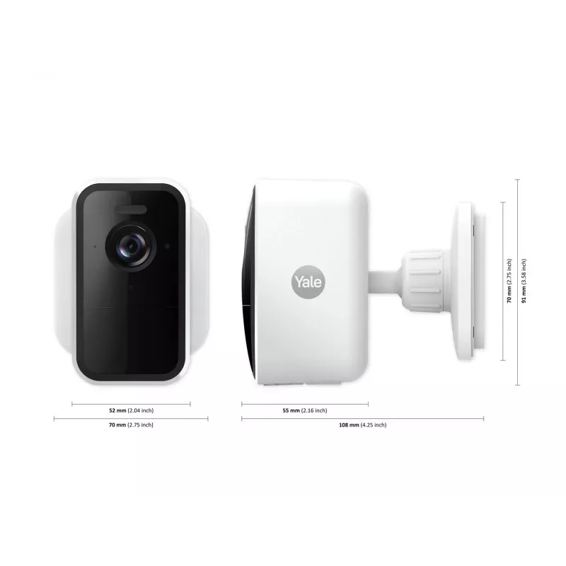 Yale SV-OC-1A-W Cube IP drošības kamera iekštelpām un ārtelpām 1080p balta