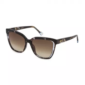 Yalea sieviešu saulesbrilles SYA028N5503KA Havana acetāta rāmis Brūnas gradienta lēcas 55/17/140 mm