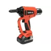 YATO 18V Bezvadu Aklo Kniedētājs 2.4-5.0mm Bezsuku Motors Tikai Instruments