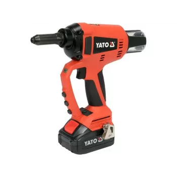 YATO 18V Bezvadu Aklo Kniedētājs 2.4-5.0mm Bezsuku Motors Tikai Instruments