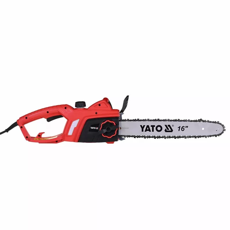 YATO elektriskais motorzāģis 2000W 40cm 16 collu sliede 13.5m/s ķēdes ātrums automātiska eļļošana